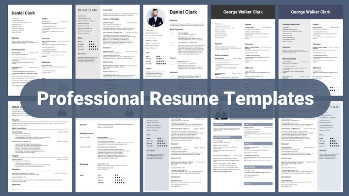 Professional resume templates aapko resume banane ko yahan per milte hai 
